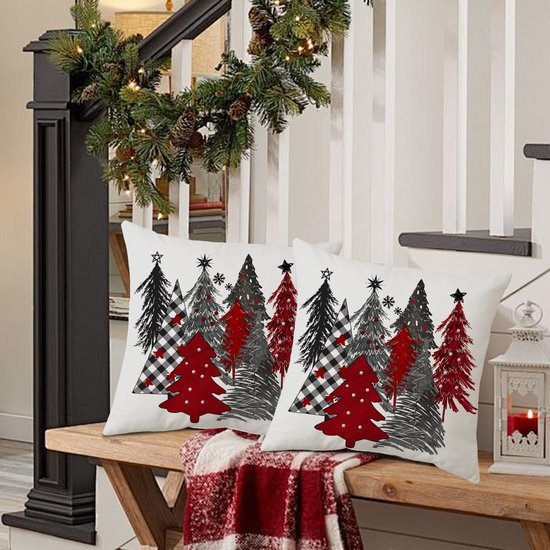550x550-39009.jpg Unyqoos® Set van 2 feestelijke kussenslopen voor kerstdecoratie in huis