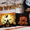 550x550-39017.jpg Unyqoos® Set van 4 Halloween Kussenslopen met Unieke Motieven voor Binnen en Buiten