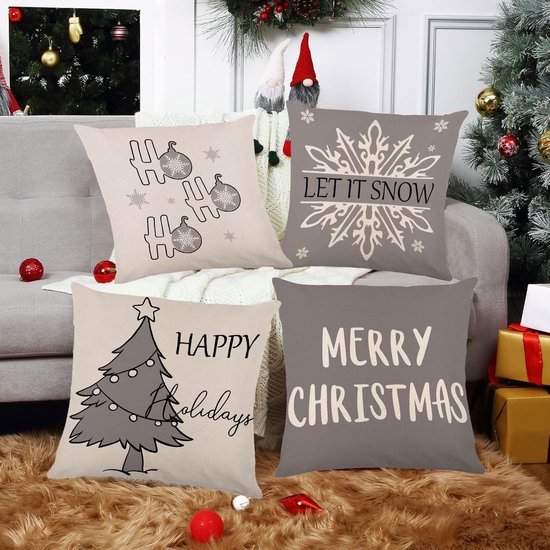 550x550-39024.jpg Unyqoos® Decoratieve kussensloop met kerstthema voor feestelijke sfeer in huis