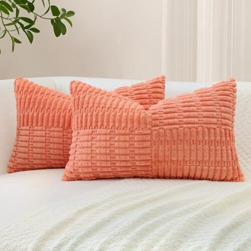 550x550-39025.jpg Unyqoos® Set van 2 decoratieve corduroy kussenslopen met gestreept patroon voor interieurdecoratie