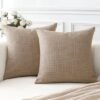Unyqoos® Set van 2 effen kussenhoezen in moderne stijl voor bank of slaapkamer
