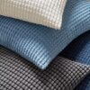 Unyqoos® Stijlvolle Ribfluwelen Kussenovertrekken voor Bank, Slaapkamer en Auto - Set van 2 Stuks