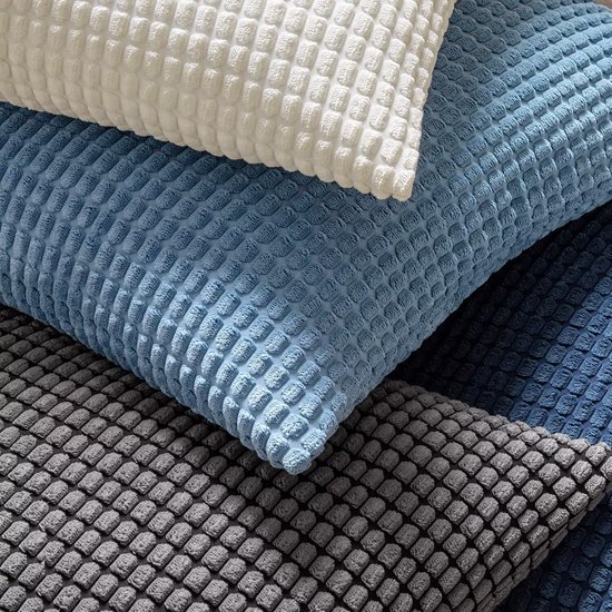 Unyqoos® Stijlvolle Ribfluwelen Kussenovertrekken voor Bank, Slaapkamer en Auto - Set van 2 Stuks
