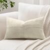 550x550-39079.jpg Unyqoos® Stijlvolle Corduroy Kussensloop met Subtiel Gestreept Patroon voor Woonkamer