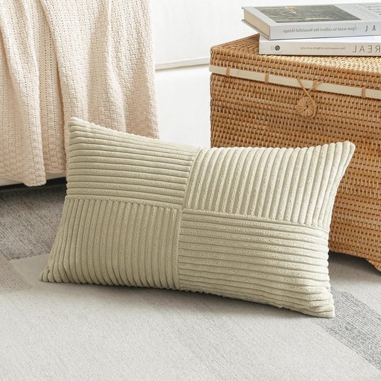 550x550-39082.jpg Unyqoos® Stijlvolle Corduroy Kussensloop met Subtiel Gestreept Patroon voor Woonkamer