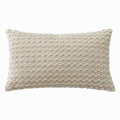 550x550-39100.jpg Unyqoos® Stijlvolle beige kussenhoes met 3D bubbeltextuur voor een boho uitstraling