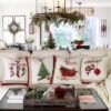 550x550-39125.jpg Unyqoos® Set van 4 decoratieve kerstkussenslopen voor bank en slaapkamer