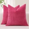 550x550-39180.jpg Unyqoos® Set van 2 Zachte Corduroy Kussenhoezen in Warme Roze Tint voor Thuisdecoratie
