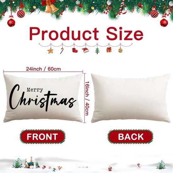550x550-39205.jpg Unyqoos® Decoratieve kerstkussenhoes met kerstprint voor sfeervolle woonkamer en slaapkamer