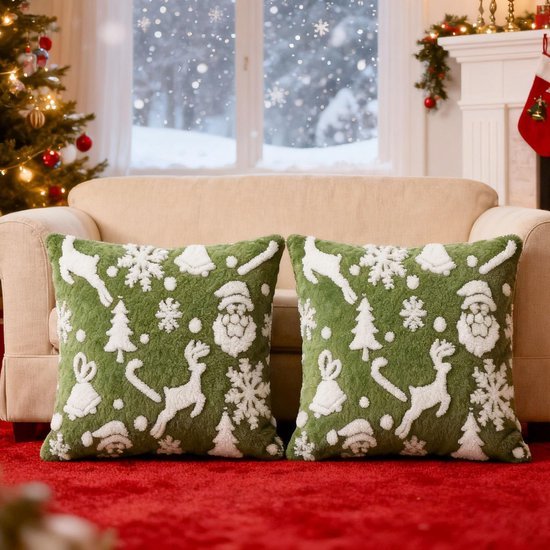 550x550-39210.jpg Unyqoos® Set van twee feestelijke kussenhoezen met winterse print voor de woonkamer