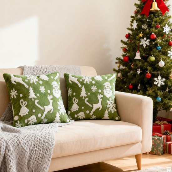 550x550-39215.jpg Unyqoos® Set van twee feestelijke kussenhoezen met winterse print voor de woonkamer