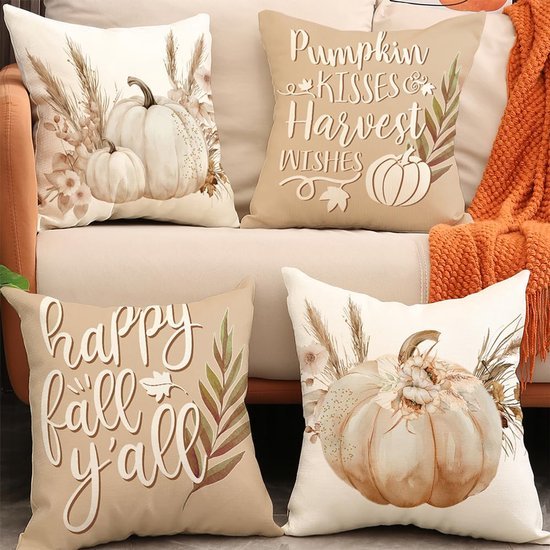 550x550-39221.jpg Unyqoos® Set van 4 decoratieve kussenslopen met pompoenontwerp voor herfstdecoratie