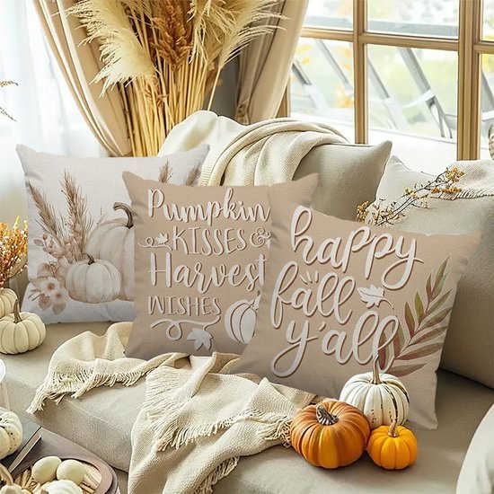 550x550-39227.jpg Unyqoos® Set van 4 decoratieve kussenslopen met pompoenontwerp voor herfstdecoratie