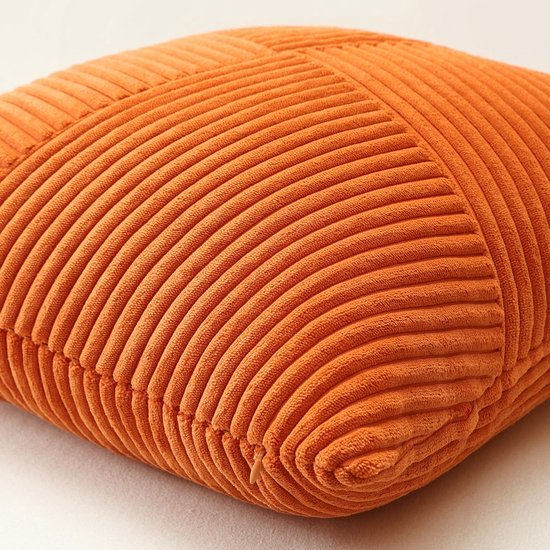 Unyqoos® Decoratieve kussensloop van corduroy met gestreept patroon voor woonkamer