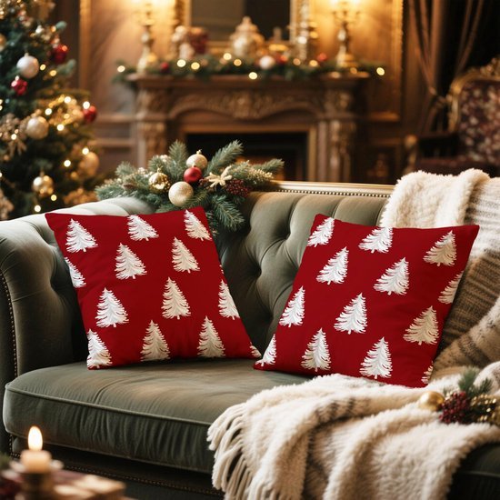 550x550-39282.jpg Unyqoos® Set van 4 decoratieve kerstkussenhoezen met elegante ritssluiting