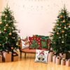 550x550-39338.jpg Unyqoos® Set van vier feestelijke kussenhoezen met kerstmotieven voor huisdecoratie