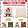 550x550-39340.jpg Unyqoos® Set van vier feestelijke kussenhoezen met kerstmotieven voor huisdecoratie