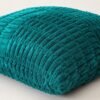 Unyqoos® Set van 2 stijlvolle corduroy kussenhoezen met boho patchwork design in strepenpatroon
