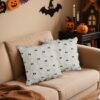 Unyqoos® Set van 2 decoratieve kussenhoezen voor Halloween, herfst en feestdagen