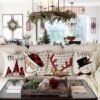 550x550-39409.jpg Unyqoos® Set van 4 decoratieve kerstkussenhoezen van linnen voor sfeervolle inrichting