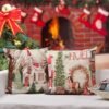 550x550-39494.jpg Unyqoos® Set van 4 feestelijke kussenslopen voor sfeervolle kerstdecoratie in huis