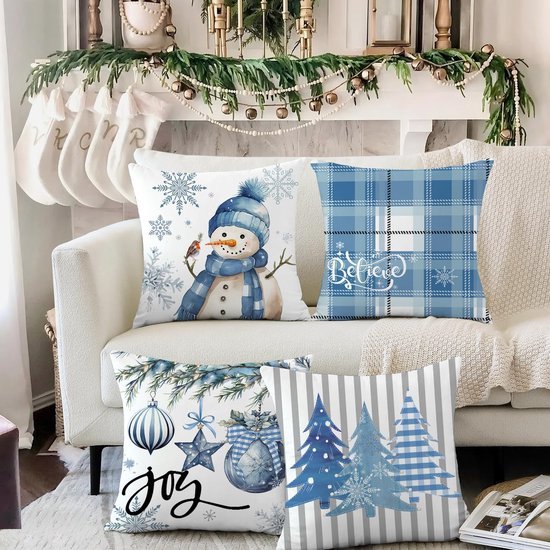 550x550-39548.jpg Unyqoos® Set van 4 decoratieve kerstkussenslopen voor sfeervolle winterdecoratie