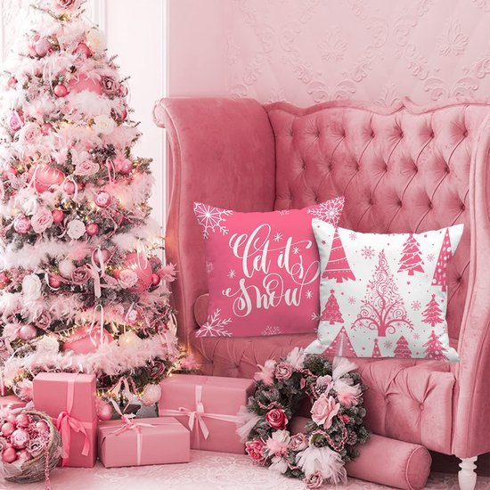 550x550-39557.jpg Unyqoos® Set van 4 decoratieve kussenslopen met sneeuwvlokken voor de feestdagen