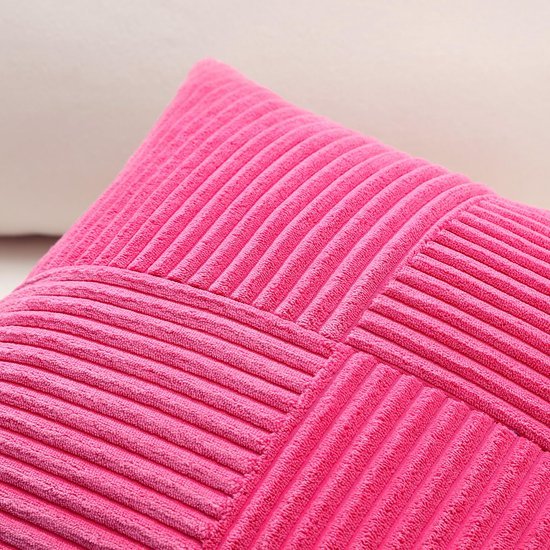 550x550-39602.jpg Unyqoos® Set van 2 decoratieve corduroy kussenslopen met uniek gestreept patroon voor woondecoratie