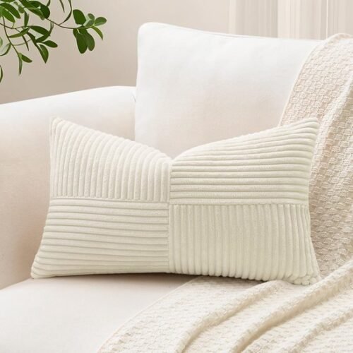 550x550-39606.jpg Unyqoos® Zachte corduroy kussensloop met kruisstrepen voor stijlvolle decoratie