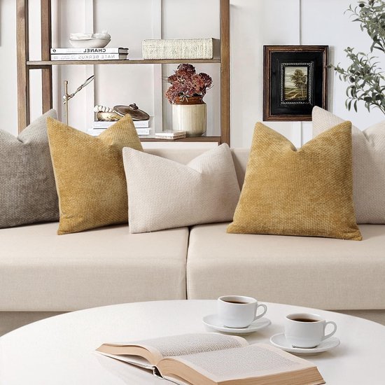 550x550-39637.jpg Unyqoos® Set van 2 zachte chenille kussenslopen voor stijlvolle woondecoratie