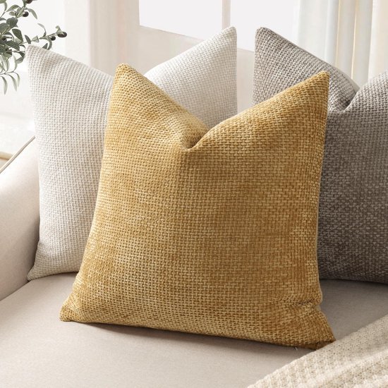 550x550-39640.jpg Unyqoos® Set van 2 zachte chenille kussenslopen voor stijlvolle woondecoratie