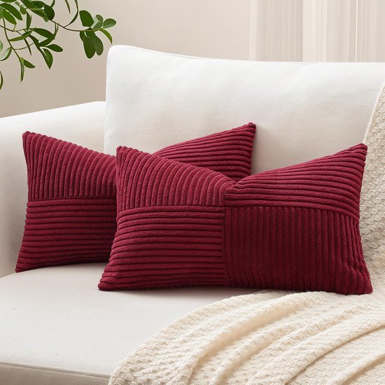 550x550-39707.jpg Unyqoos® Set van 2 decoratieve corduroy kussenslopen met uniek gestreept patroon voor stijlvolle woondecoratie