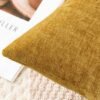 Unyqoos® Set van twee zachte chenille kussenhoezen voor stijlvolle woondecoratie