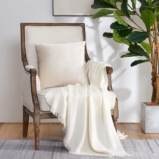 Unyqoos® Set van 2 elegante fluwelen kussenhoezen voor huis en auto