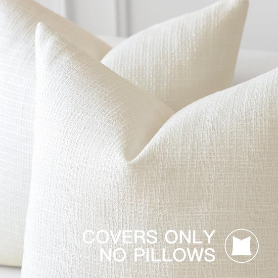 Unyqoos® Effen linnen kussenhoes 50x50 cm voor stijlvolle interieurdecoratie