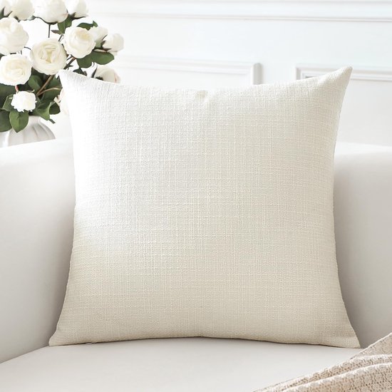 Unyqoos® Effen linnen kussenhoes 50x50 cm voor stijlvolle interieurdecoratie