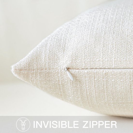 Unyqoos® Effen linnen kussenhoes 50x50 cm voor stijlvolle interieurdecoratie