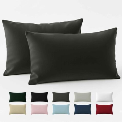 550x550-39791.jpg Unyqoos® Set van Twee Antraciete Kussenslopen van 50 x 70 cm in Hoogwaardig Katoen