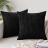 Unyqoos® Ultra Zachte Corduroy Kussenslopen Set van 2 voor Stijlvolle Interieurdecoratie, 45 x 45 cm