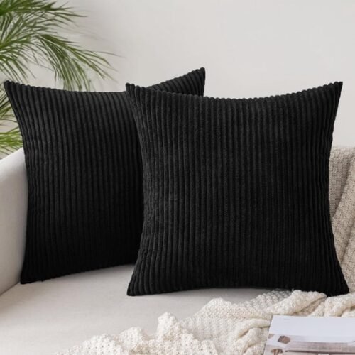 550x550-39802.jpg Unyqoos® Ultra Zachte Corduroy Kussenslopen Set van 2 voor Stijlvolle Interieurdecoratie, 45 x 45 cm