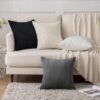 Unyqoos® Ultra Zachte Corduroy Kussenslopen Set van 2 voor Stijlvolle Interieurdecoratie, 45 x 45 cm