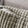 Unyqoos® Zachte en stijlvolle lichtgrijze kussenslopen van corduroy voor uw interieur