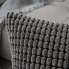 Unyqoos® Donkergrijze corduroy fluwelen kussenslopen set voor woonkamer decor, 30 x 50 cm, set van 2