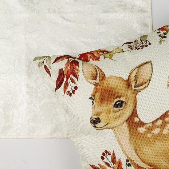 Unyqoos® Set van 4 decoratieve kussenslopen met dierenmotief voor binnen en buiten