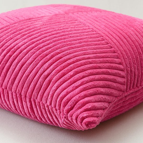 Unyqoos® Zachte Corduroy Kussenslopen Set van 4 voor Diverse Interieurs, 45 x 45 cm, Roze