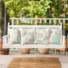 Unyqoos® Waterdichte decoratieve kussenovertrekken voor binnen- en buitendecoratie