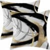 Unyqoos® Abstracte fluwelen kussenslopen 40x40 cm voor moderne woonkamer decoratie