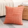 Unyqoos® Set van 2 decoratieve corduroy kussenslopen met streepdesign voor woonkamer