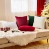 550x550-40007.jpg Unyqoos® Set van 2 donkergroene fluwelen kussenslopen voor luxe interieurdecoratie