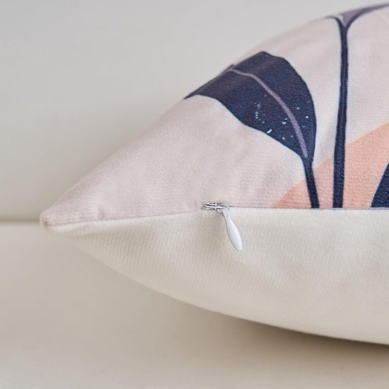 550x550-40012.jpg Unyqoos® Kussenhoezen Set van 2 in Boho Stijl met Bladerenpatroon en Verborgen Rits